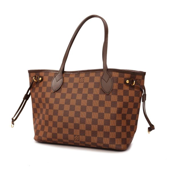 1240001039235 1 Louis Vuitton Tote Bag Damier Neverfull PM Ebene