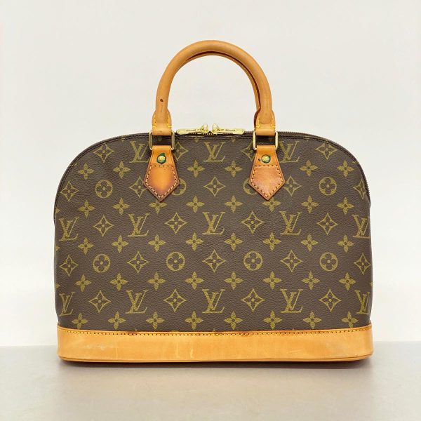 1240001039241 12 Louis Vuitton Handbag Monogram Alma Brown