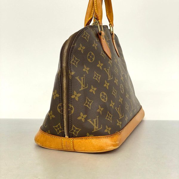 1240001039265 2 Louis Vuitton Handbag Monogram Alma Brown