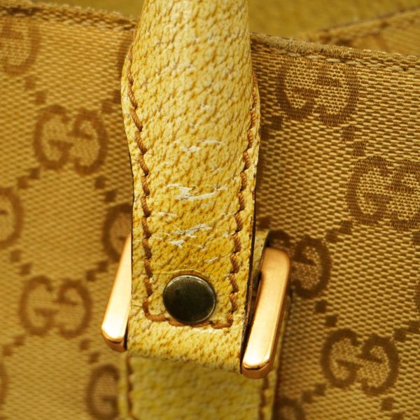 1240001039309 8 Gucci Tote Bag GG Canvas Ivory Beige Gold Hardware