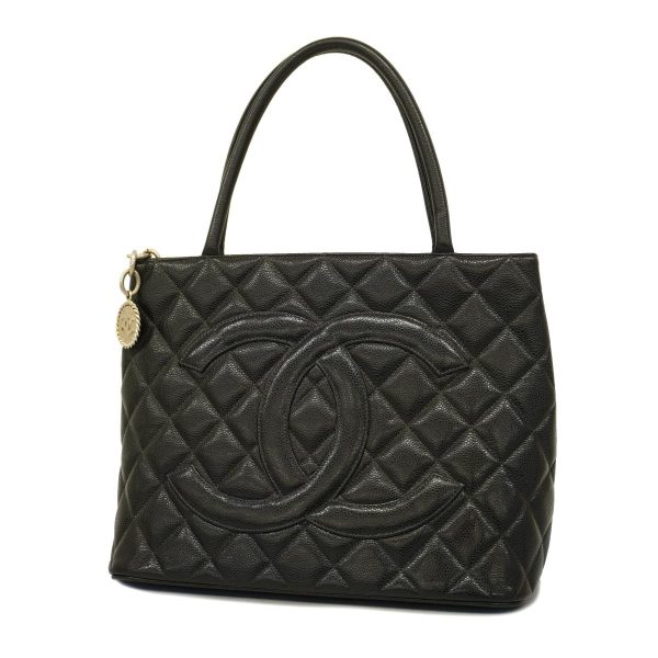 1240001039378 1 Chanel Tote Bag Reprint Black Silver Hardware