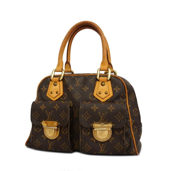 1240001039428 1 Louis Vuitton Handbag Monogram Manhattan PM Brown