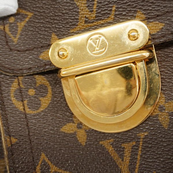 1240001039428 13 Louis Vuitton Handbag Monogram Manhattan PM Brown