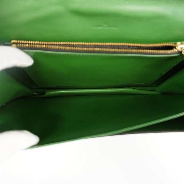 1240001039430 4 Louis Vuitton Shoulder Bag Epi Free Run Noir Green