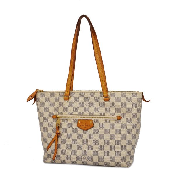 1240001039498 1 Louis Vuitton Tote Bag Damier Azur Jena PM White