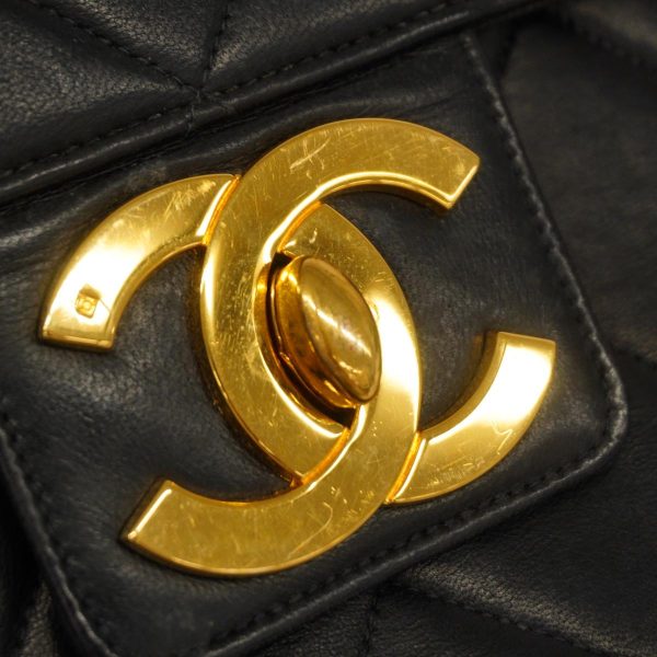 1240001039505 11 Chanel Shoulder Bag Matelasse Black Gold Hardware