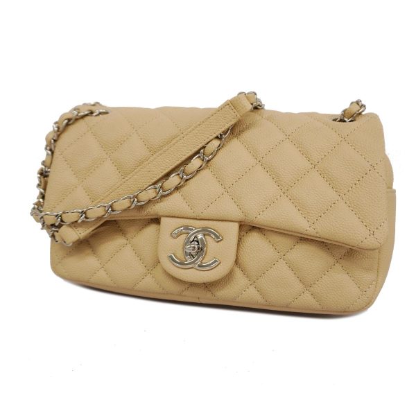 1240001039510 1 Chanel Shoulder Bag Matelasse W Chain Beige