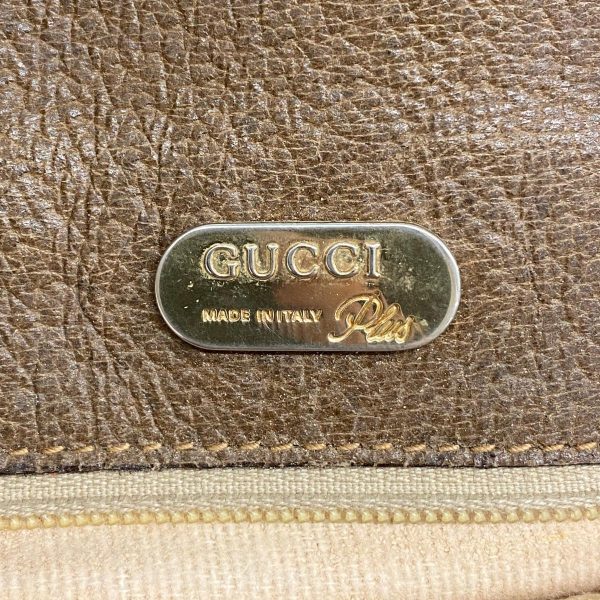 1240001039526 5 Gucci Tote Bag Sherry Line Brown Gold Hardware