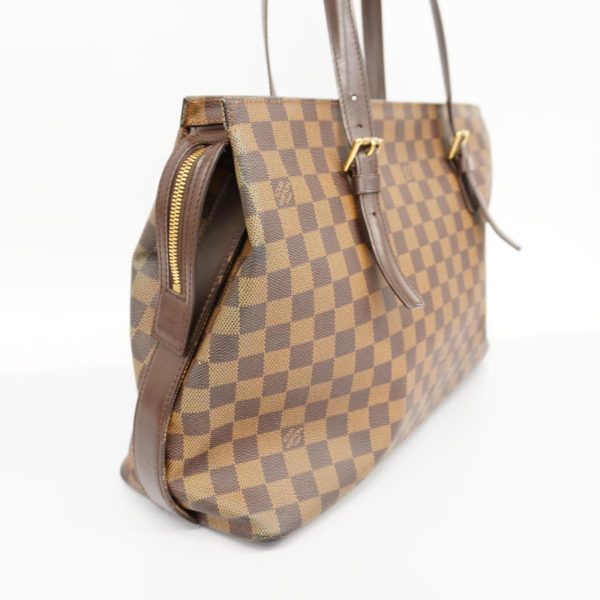 1240001039536 2 Louis Vuitton Shoulder Bag Damier Chelsea Ebene