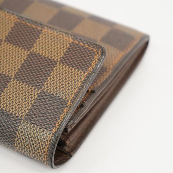 1240001039543 10 Louis Vuitton Long Wallet Portefeuille Sara Ebene