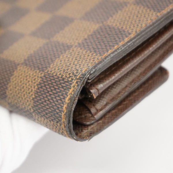 1240001039543 7 Louis Vuitton Long Wallet Portefeuille Sara Ebene