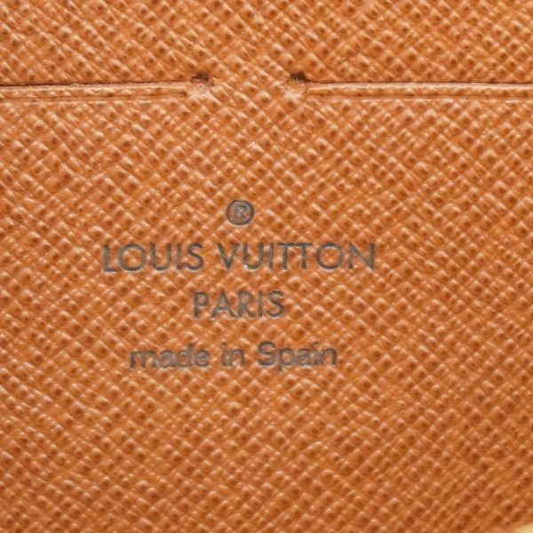 1240001039544 4 Louis Vuitton Long Wallet Monogram Zippy Brown