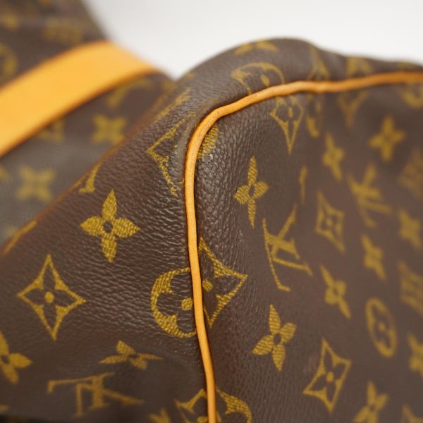 1240001039561 11 Louis Vuitton Boston Bag Monogram Keepall 55 Brown