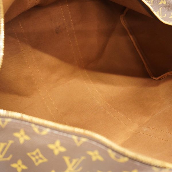 1240001039561 4 Louis Vuitton Boston Bag Monogram Keepall 55 Brown