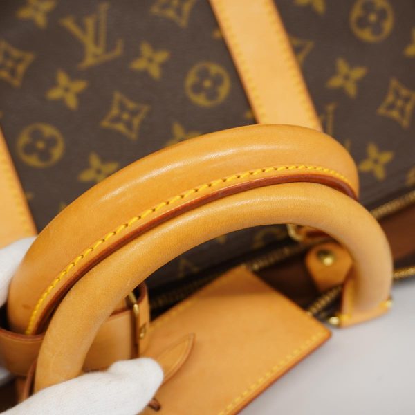 1240001039561 7 Louis Vuitton Boston Bag Monogram Keepall 55 Brown