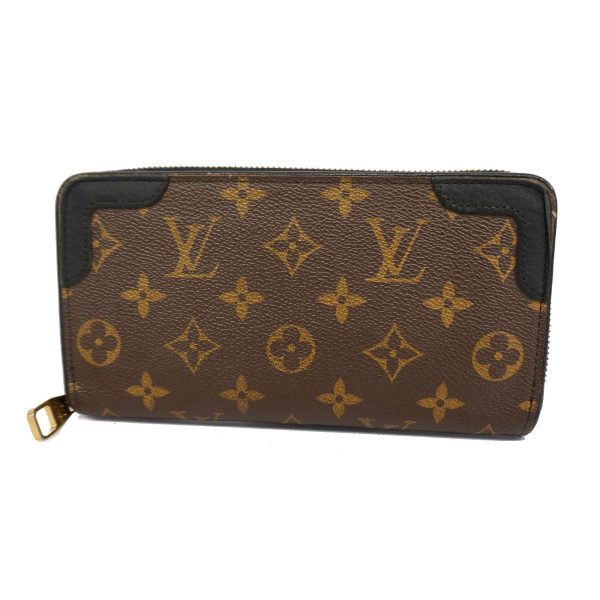 1240001039566 1 Louis Vuitton Long Wallet Zippy Retiro Brown Noir