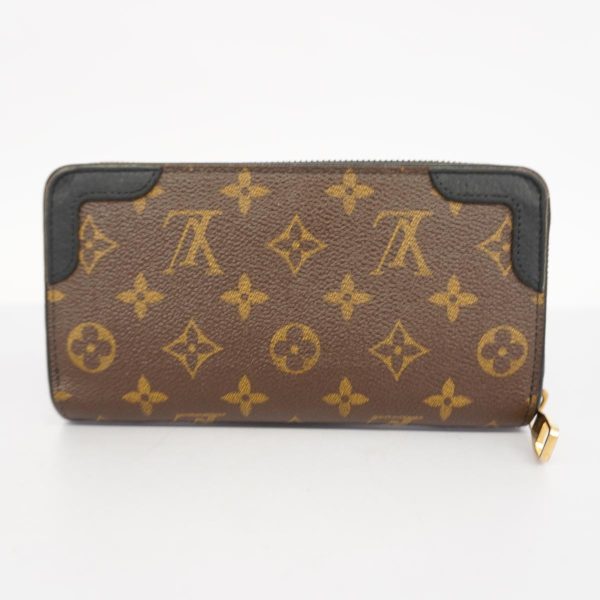 1240001039566 12 Louis Vuitton Long Wallet Zippy Retiro Brown Noir