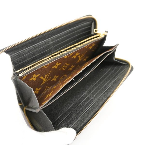 1240001039566 3 Louis Vuitton Long Wallet Zippy Retiro Brown Noir