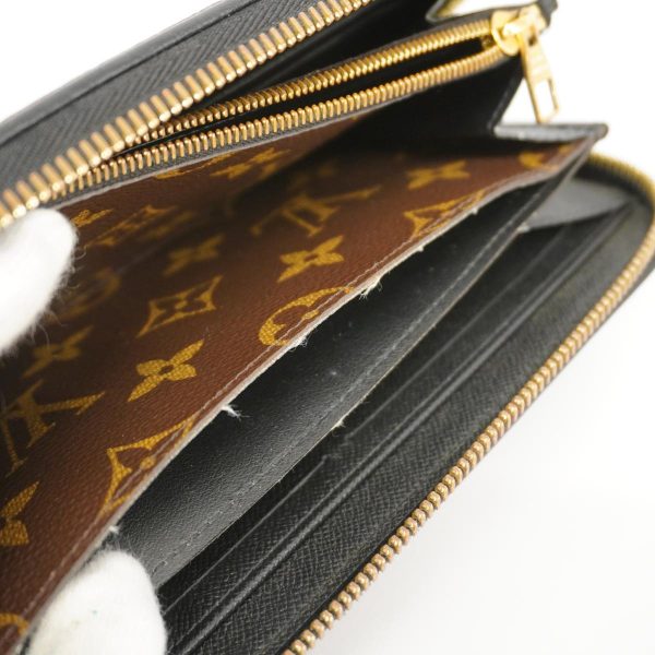 1240001039566 7 Louis Vuitton Long Wallet Zippy Retiro Brown Noir