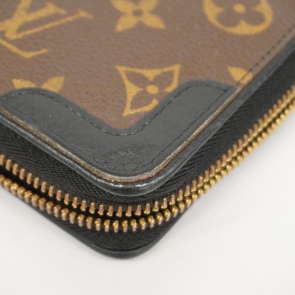 1240001039566 8 Louis Vuitton Long Wallet Zippy Retiro Brown Noir