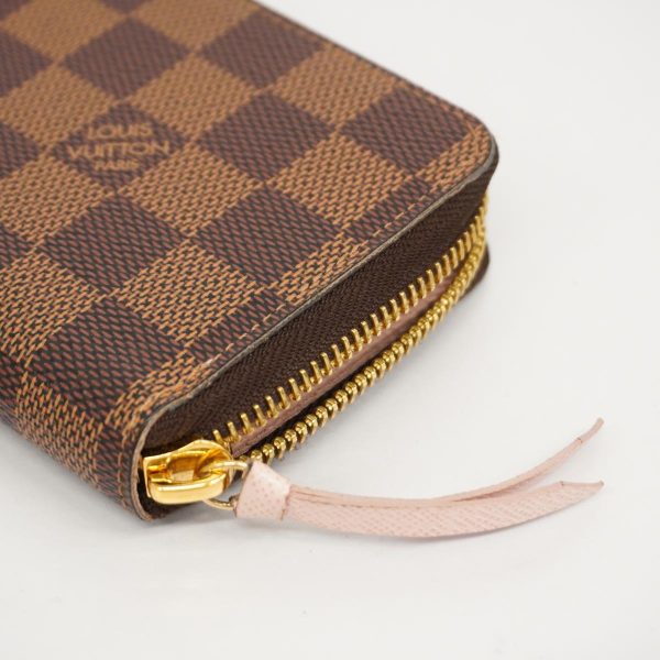 1240001039570 5 Louis Vuitton Wallet Clemence Ebene Rose Ballerine