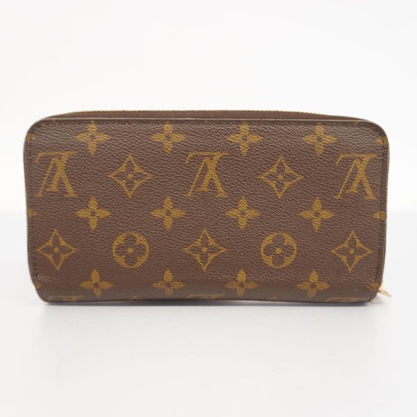 1240001039572 10 Louis Vuitton Long Wallet Monogram Zippy Brown