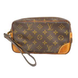 1240001039575 1 Louis Vuitton Monogram Trocadero 27 Crossbody Bag Canvas Brown