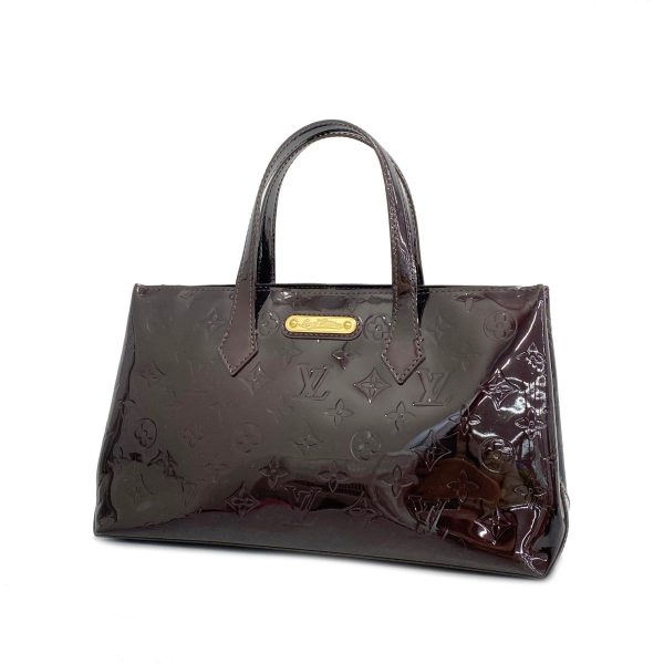 1240001039588 1 Louis Vuitton Handbag Vernis Wilshire PM Amarant