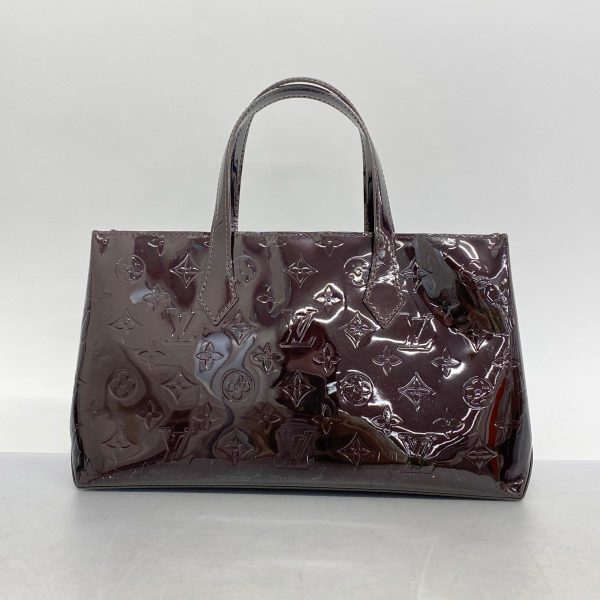 1240001039588 9 Louis Vuitton Handbag Vernis Wilshire PM Amarant