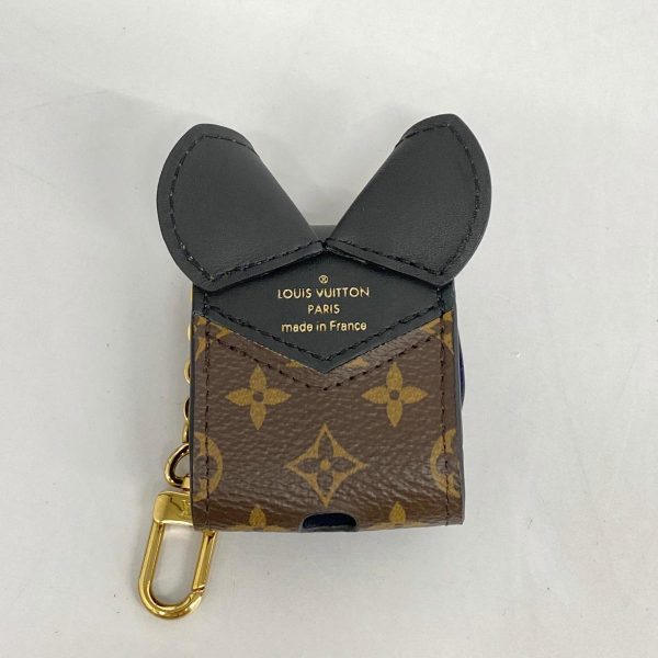 1240001039589 7 Louis Vuitton Earphone Case Etuit Brown Black