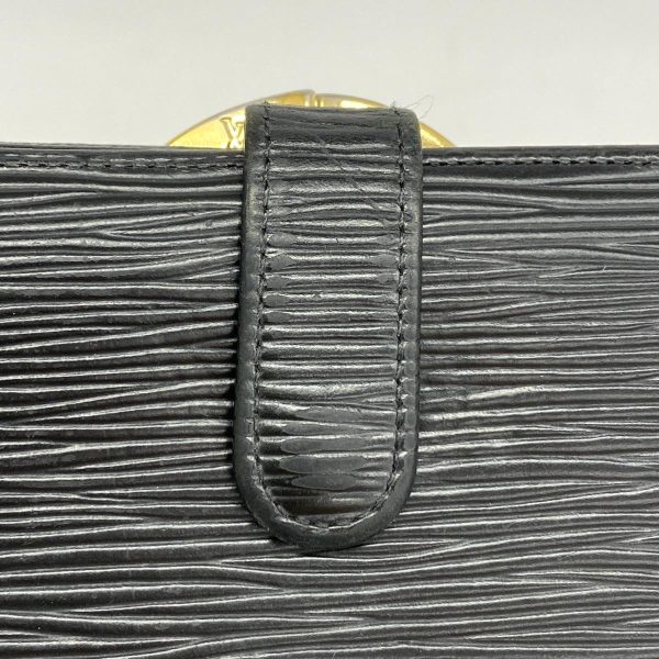 1240001039590 11 Louis Vuitton Wallet Epi Continental Viennois Noir