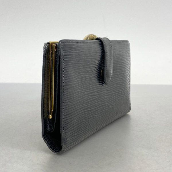 1240001039590 2 Louis Vuitton Wallet Epi Continental Viennois Noir