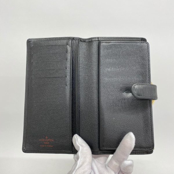 1240001039590 4 Louis Vuitton Wallet Epi Continental Viennois Noir