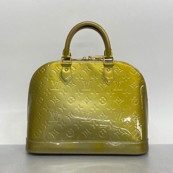 1240001039594 9 Louis Vuitton Handbag Vernis Alma Vert Olive