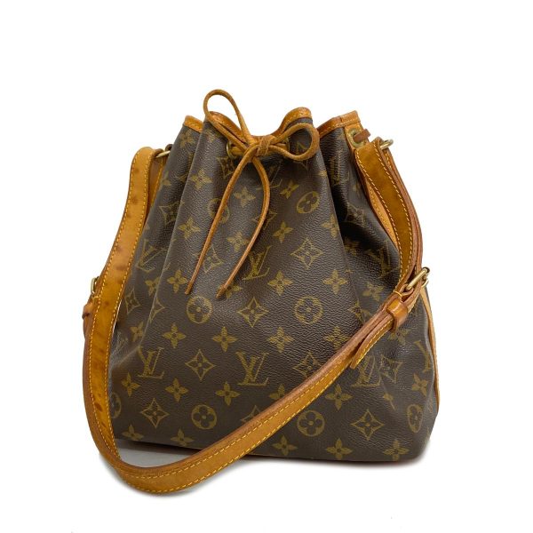 1240001039596 1 Louis Vuitton Shoulder Monogram Petit Noe Brown