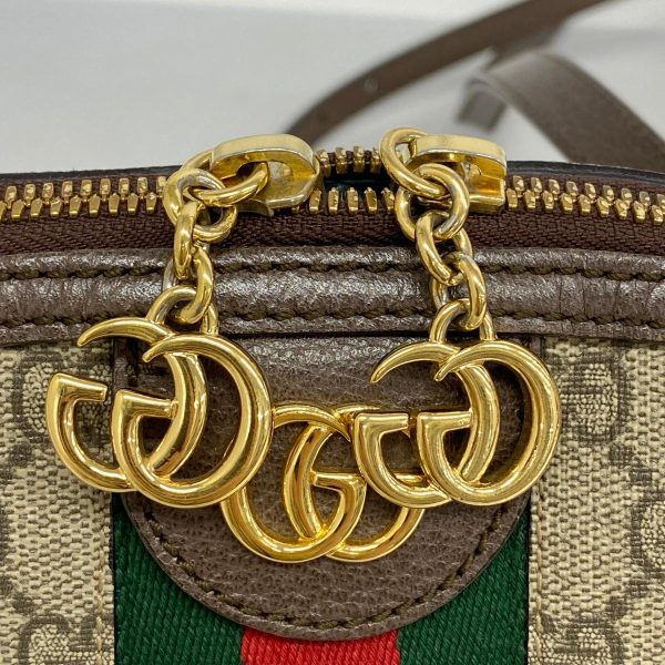 1240001039611 13 Gucci Shoulder Bag Ophidia Brown Gold Hardware