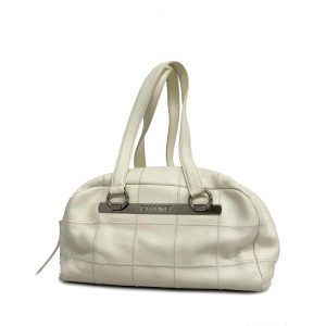 1240001039614 1 Salvatore Ferragamo Gancini Jacquard Leather Tote Bag Beige