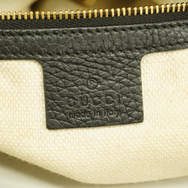 1240001039620 5 Gucci Shoulder Bag Soho Black Gold Hardware