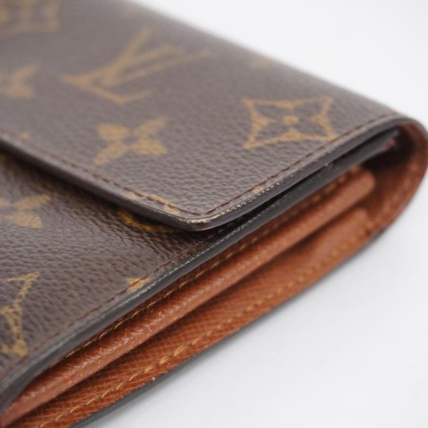 1240001039627 8 Louis Vuitton Long Wallet Portomone Credit Brown