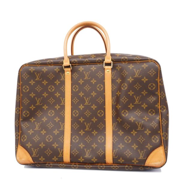 1240001039661 1 Louis Vuitton Boston Bag Monogram Sirius 45 Brown