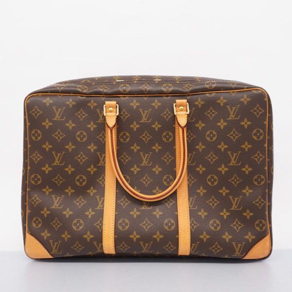 1240001039661 13 Louis Vuitton Boston Bag Monogram Sirius 45 Brown