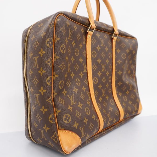 1240001039661 2 Louis Vuitton Boston Bag Monogram Sirius 45 Brown