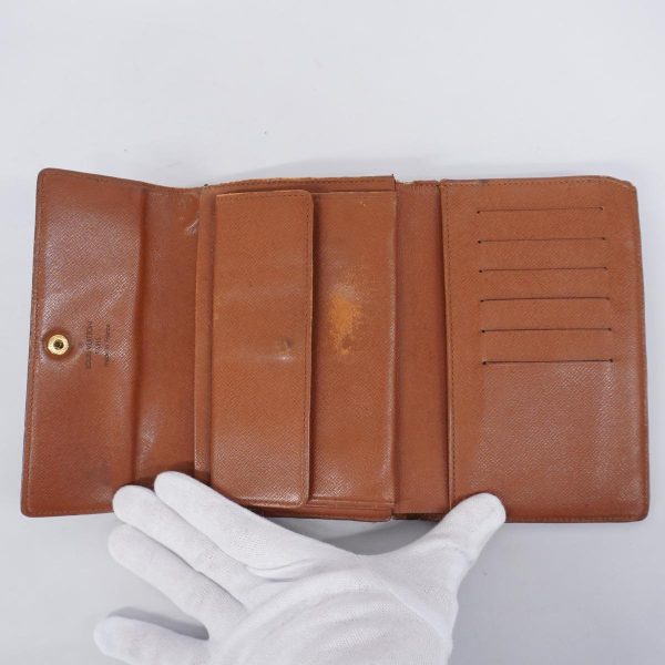 1240001039673 3 Louis Vuitton Wallet Tresor Etuy Papier Brown