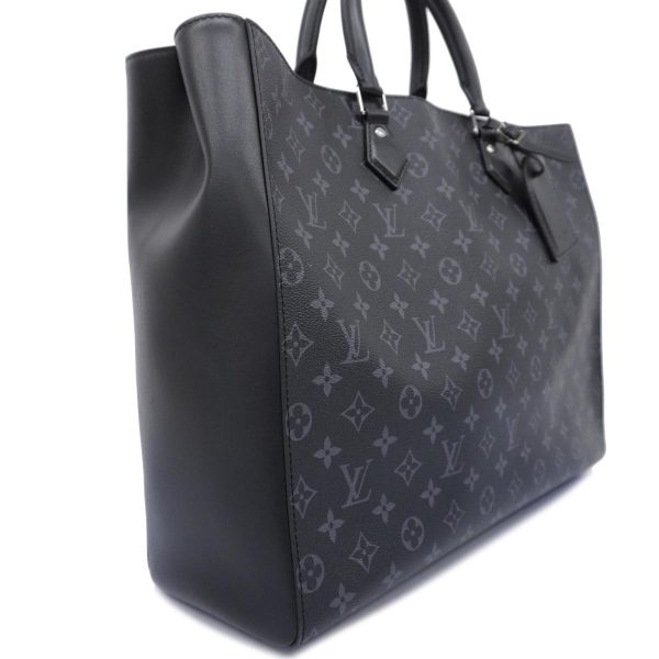 1240001039678 2 Louis Vuitton Tote Bag Grand Sac Black Gray