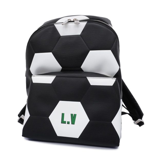 1240001039680 1 Louis Vuitton Rucksack Backpack Black White Green