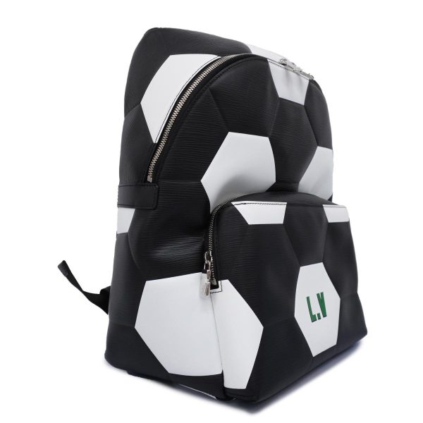 1240001039680 2 Louis Vuitton Rucksack Backpack Black White Green