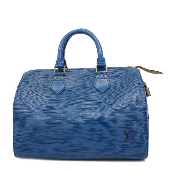 1240001039681 1 Louis Vuitton Handbag Epi Speedy 25 Toledo Blue