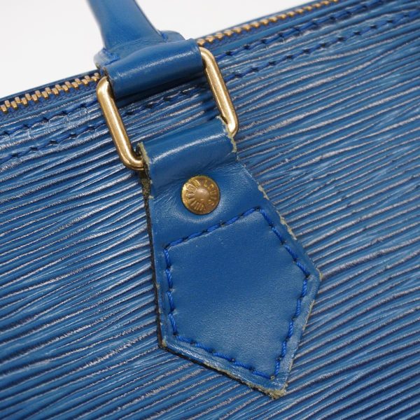 1240001039681 13 Louis Vuitton Handbag Epi Speedy 25 Toledo Blue