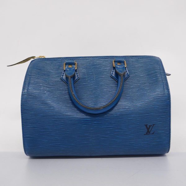 1240001039681 16 Louis Vuitton Handbag Epi Speedy 25 Toledo Blue