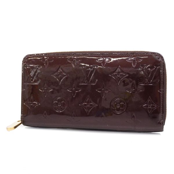 1240001039687 1 Louis Vuitton Long Wallet Vernis Zippy Amarant